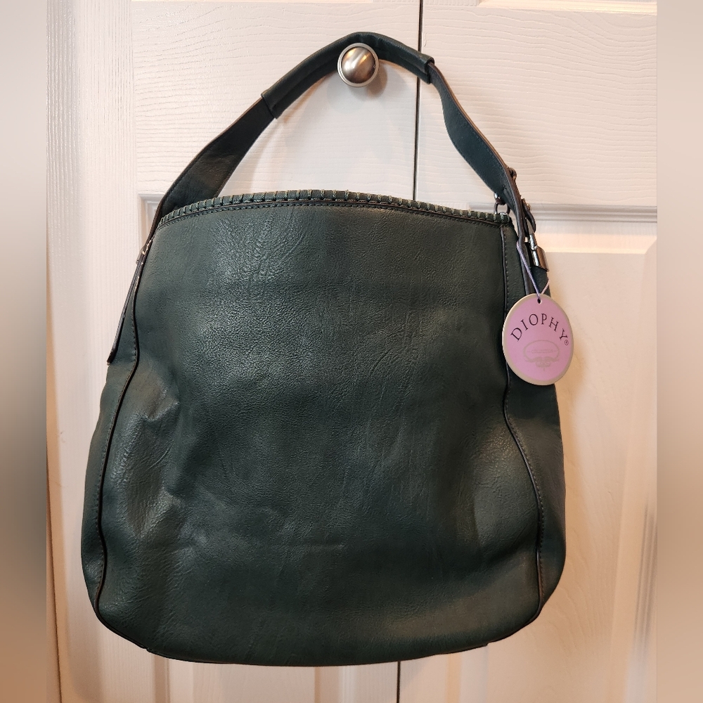 Green Leather Women's Bag